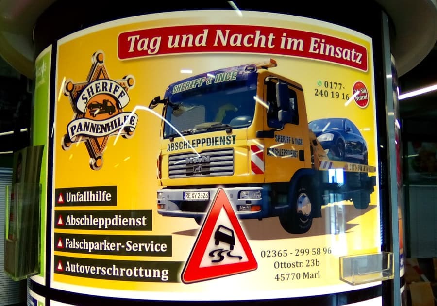 Leistungen Abschleppdienst Sheriff